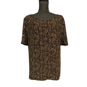 Onyx Nite Sequin Scooter Evening Top